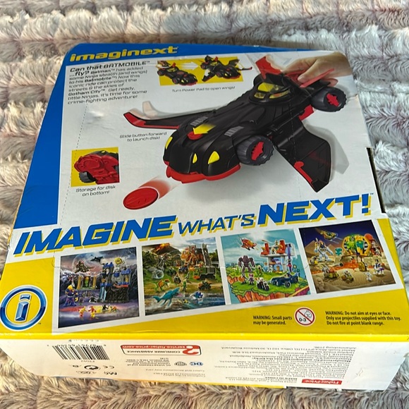 Fisher-Price Imaginext DC Super Friends Batman Toy Ninja Armor Batmobile - Picture 2 of 3